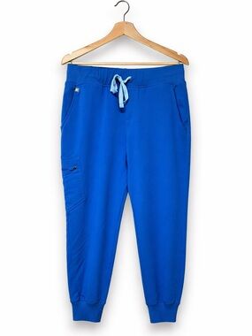 FIGS Zamora Jogger Scrub Pants Royal Blue XXL Petite Technical Collection